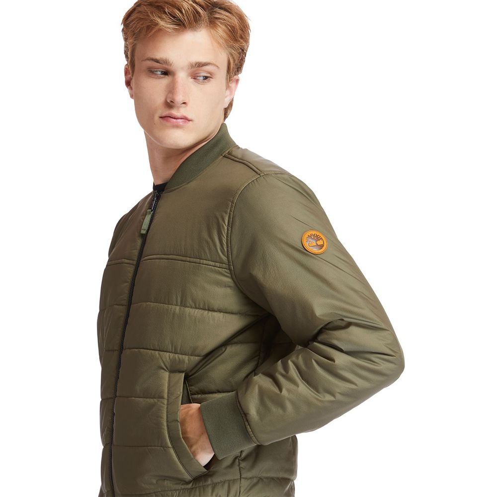 Chaquetas Timberland Hombre Foss Mountain Reversible Lightweight Verde Oliva - Chile COH-243579